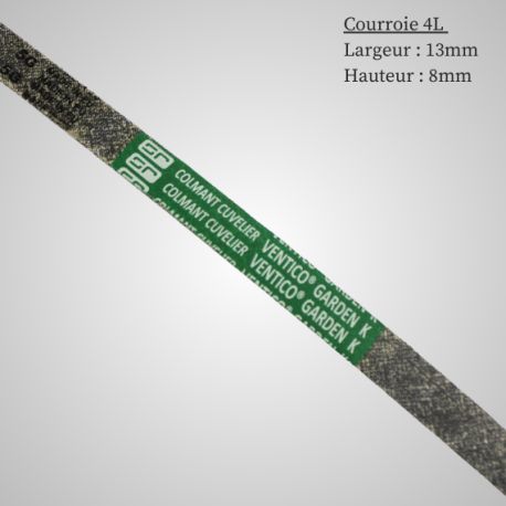 Courroie 4L 380 - VenticoGarden - 13x8 - Colmant Cuvelier